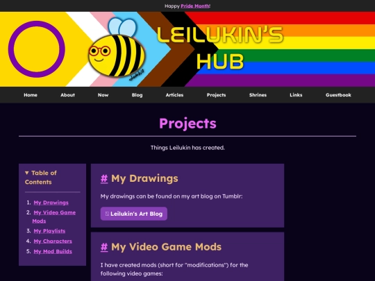 projects screenshot