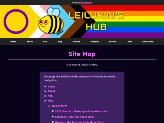 sitemap screenshot