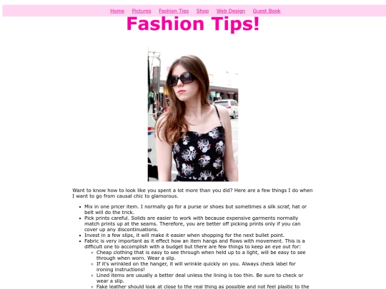 fashiontips screenshot