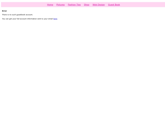 guestbook screenshot