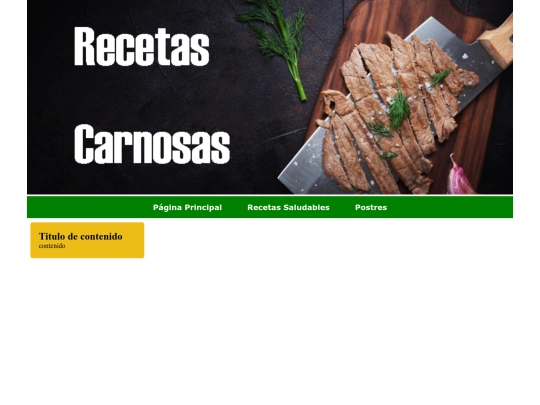 recetascarnosas screenshot