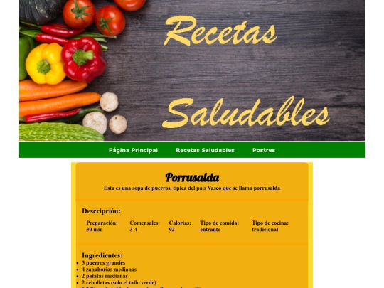 recetassaludables screenshot