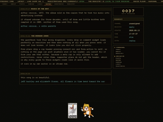 notes screenshot