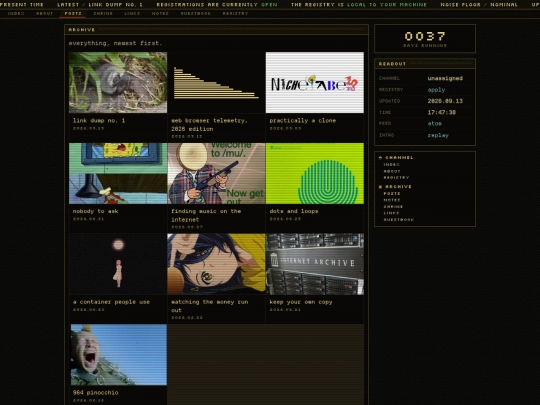 posts screenshot