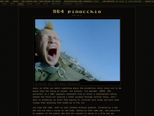 posts/964-pinocchio screenshot