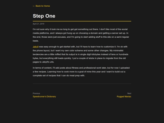 2019/04/step-one screenshot