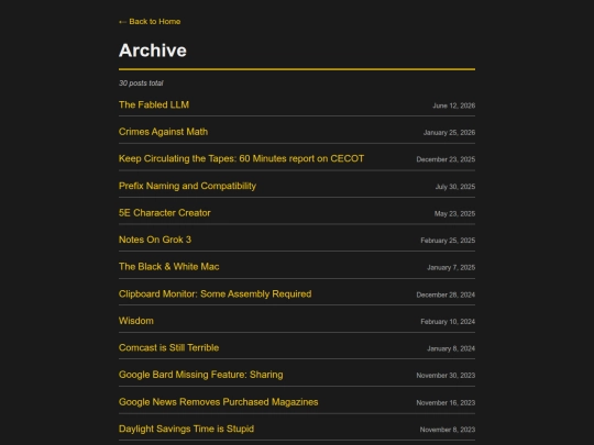 archive screenshot
