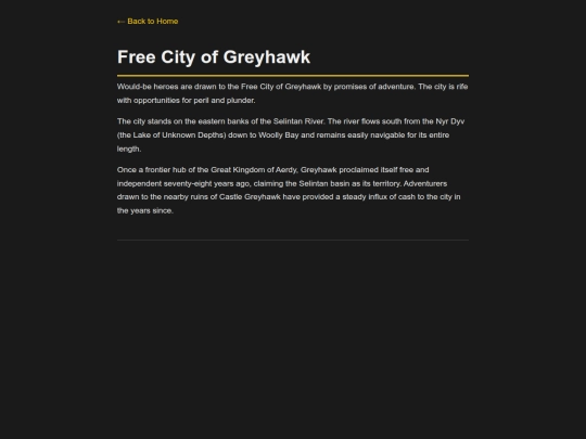 tdp/free-city-of-greyhawk screenshot