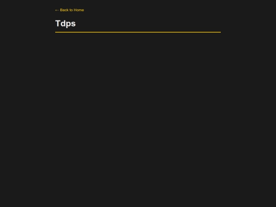 tdp screenshot
