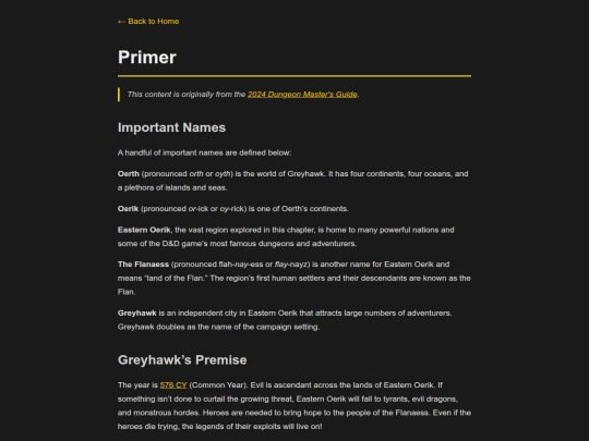 tdp/primer screenshot