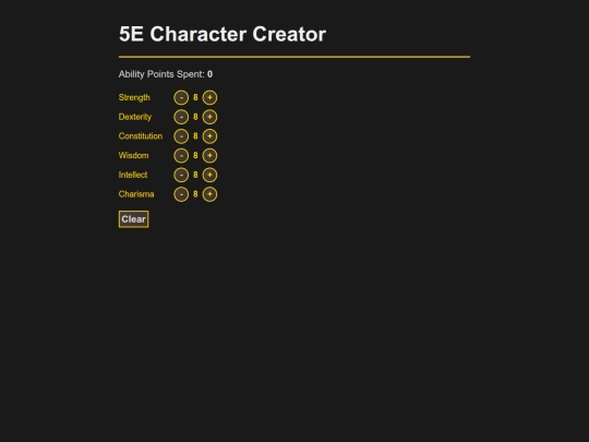 tools/5e-character-creator screenshot