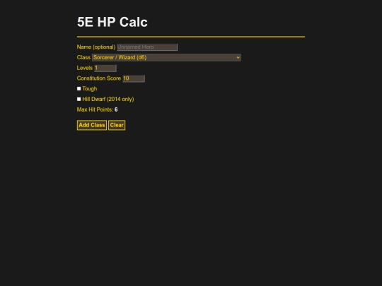 tools/5e-hp-calc screenshot