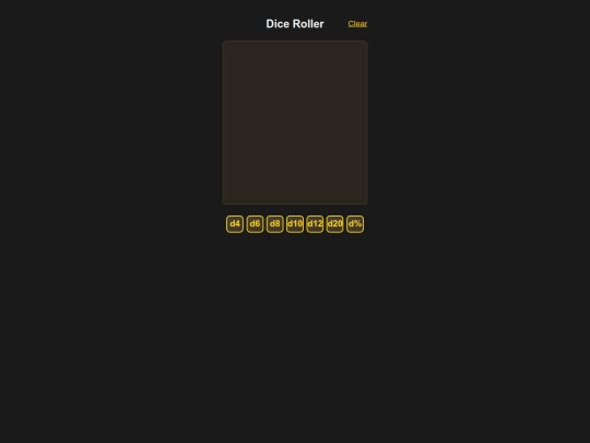 tools/dice-roller screenshot