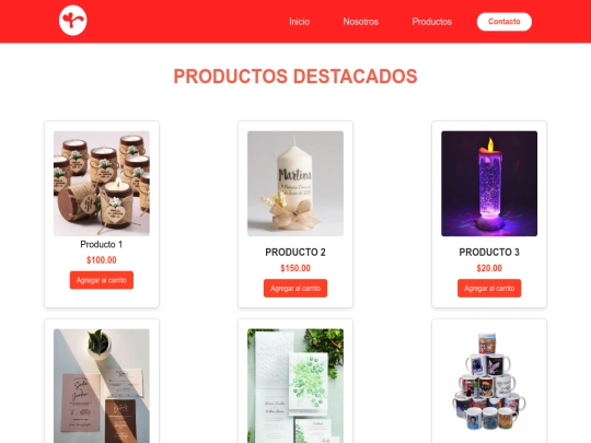 Productos screenshot