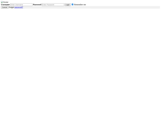 Login screenshot