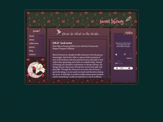 blog screenshot