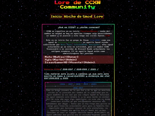 lore screenshot