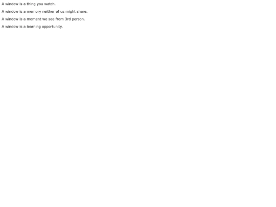 WINDOW screenshot