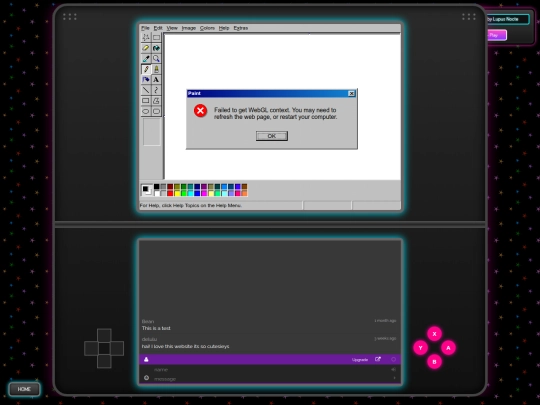 Pictochat screenshot
