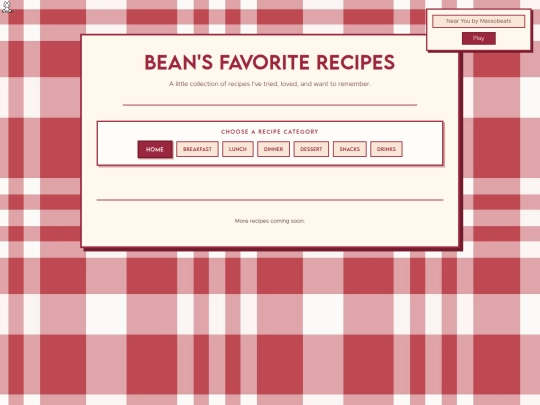Recipes screenshot