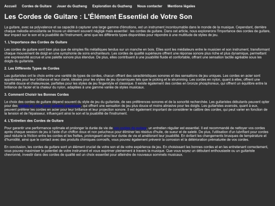 cordes-de-guitare screenshot