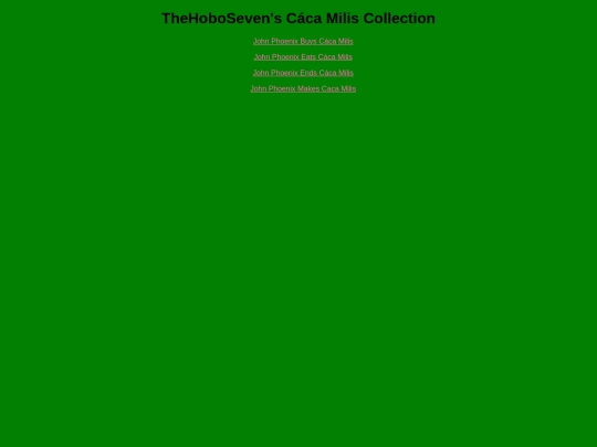 writtenworks/hobo7/cacamilis screenshot