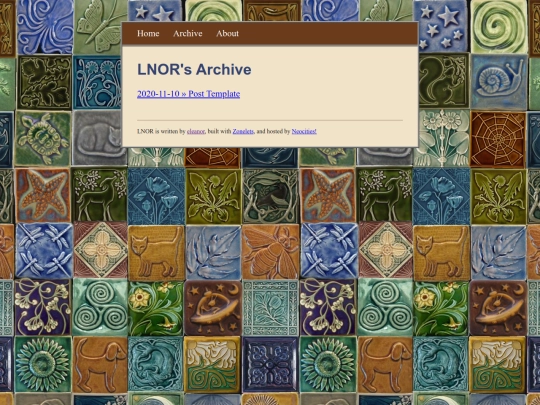 archive screenshot