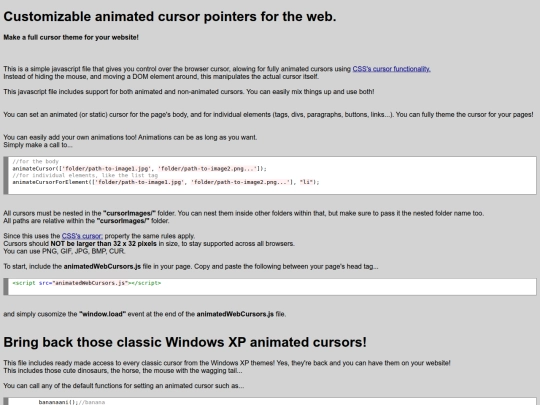 animatedWebCursors-main/animatedWebCursors-main screenshot