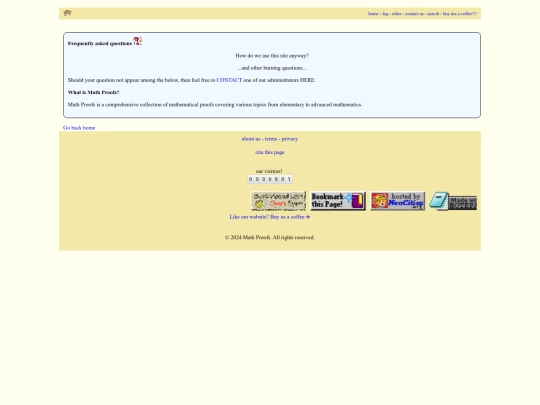 faq screenshot