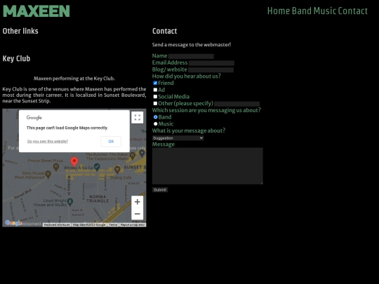 ExemplosSites/maxeen/contact screenshot