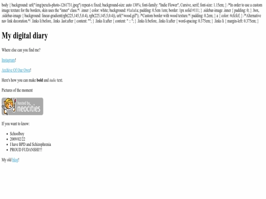 index screenshot
