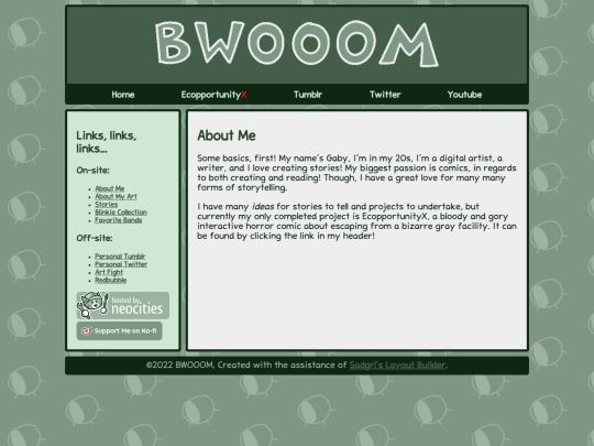 aboutme screenshot