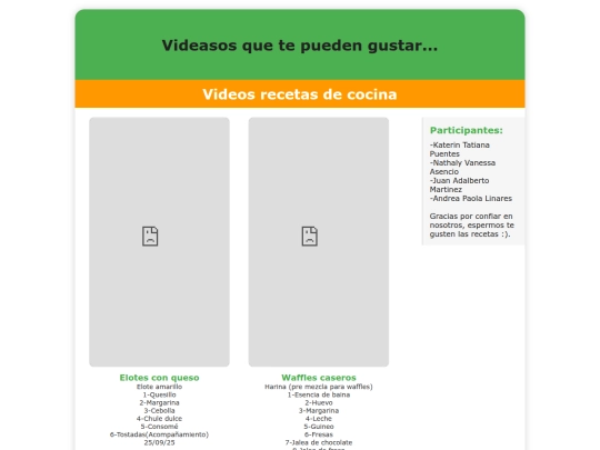 Ejemplo video de estructura basica screenshot