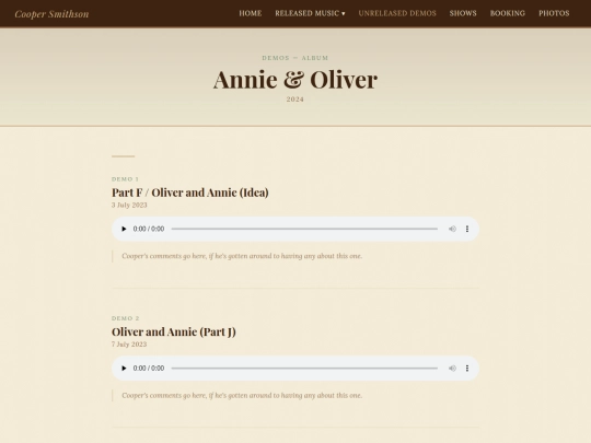 annie-and-oliver-demos screenshot