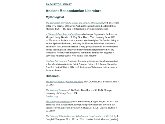 Ancient-Mesopotamian-Literature screenshot