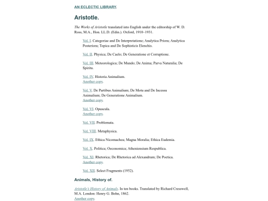 Aristotle screenshot