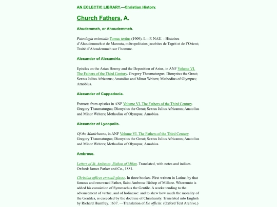 Christian-History/Church-Fathers-A screenshot