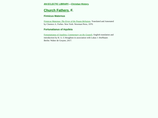 Christian-History/Church-Fathers-F screenshot