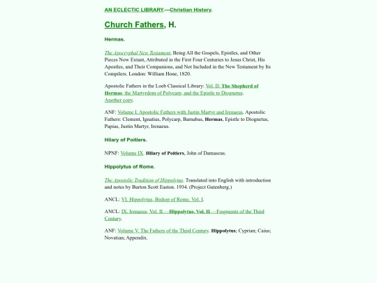 Christian-History/Church-Fathers-H screenshot