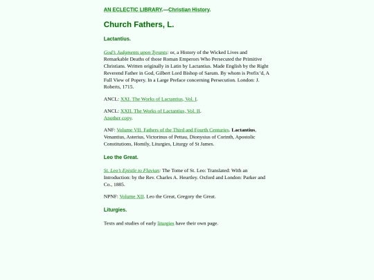Christian-History/Church-Fathers-L screenshot