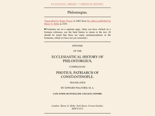 Christian-History/Fathers-Texts/philostorgius screenshot