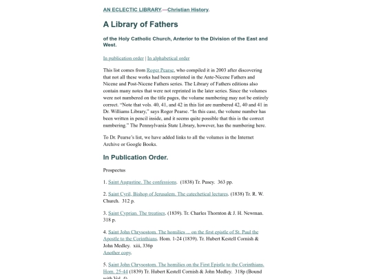 Christian-History/Library-of-Fathers screenshot