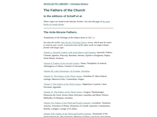 Christian-History/Schaff-Fathers screenshot