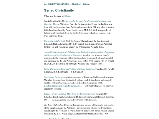 Christian-History/Syriac-Christianity screenshot