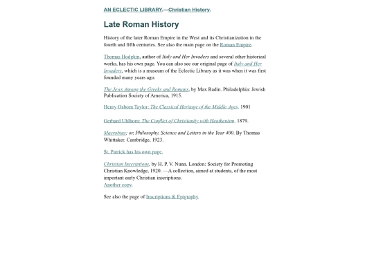 Christian-History/late-roman-history screenshot