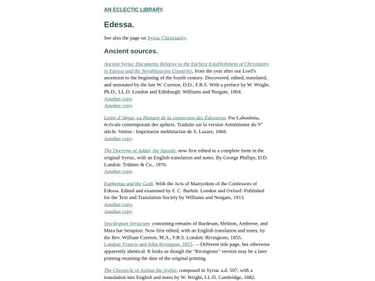Edessa screenshot