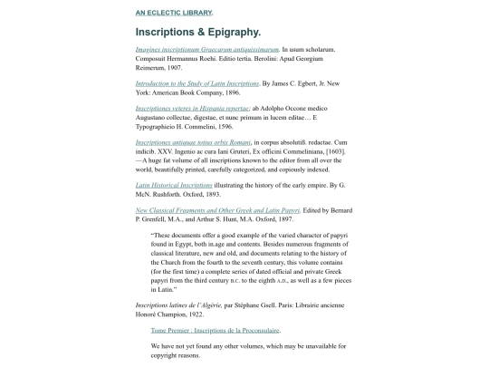 Inscriptions screenshot