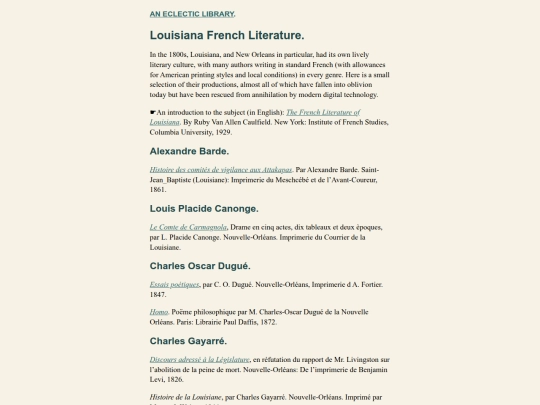 Louisiana-French-Literature screenshot