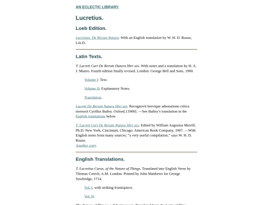 Lucretius screenshot