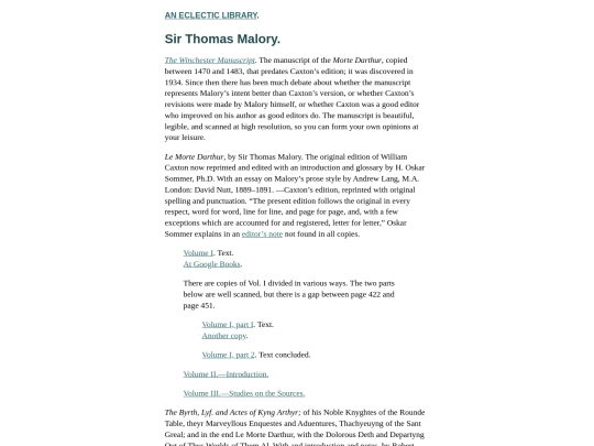 Malory screenshot